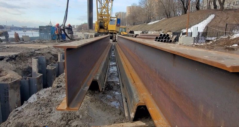 Шпунт балочный 2хЛ5-УМ+25Ш2